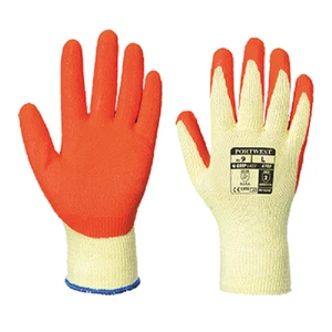 PORTWEST GENERAL HANDLING LATEX GRIP COMFORT GUANTE 5 TAMAÑOS DE PAQUETE M-XXL A100 - Imagen 1 de 3