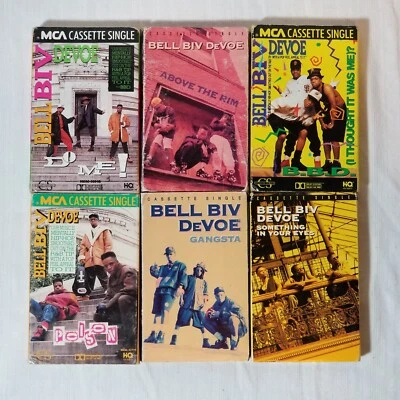 Bell Biv DeVoe BBD 6 Cassette Single Cassingle LOT New Edition NOT CD 12" Vinyl - Image 1 of 4