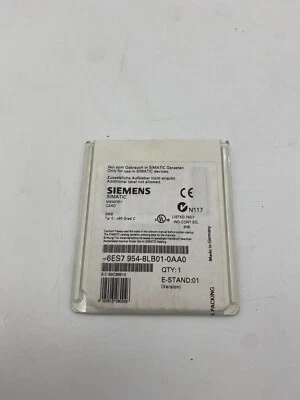 Siemens 6ES7 954-8LB01-0AA0 Simatic Micro Memory Card 2MB 3.3V Non-Volatile - Image 1 of 4