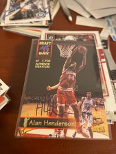 1995 Signature Rookies ALAN HENDERSON #21 Rookie Auto Draft Day #/7750 Hoosiers