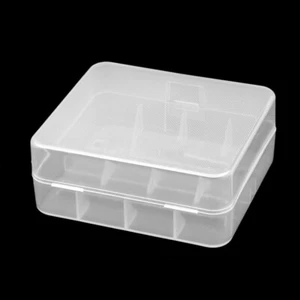 Caja de almacenamiento con estuche de plástico duro para 1 batería recargable 2 x 26650 - Imagen 1 de 12