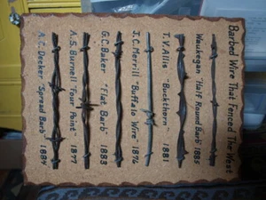 Vintage "Barbed wire that Fenced the West" Texas collection 1876-1885 VGC! - Picture 1 of 3