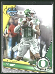 Bo Nix Refractor 2023 Bowman University Chrome Oregon Ducks - Picture 1 of 1