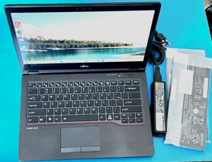 Fujitsu LAPTOP U749 i7 64G DDR4 RAM 14" FHD 2TB NMVe WIN 11 PRO + 2x Batterys - Picture 1 of 10