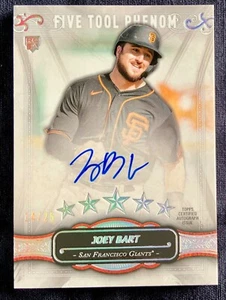 Joey Bart 2021 Topps Five Star Five Tool Phenom Auto Autograph Rc #14/25 Giants - Picture 1 of 2