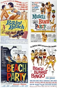 Beach Party, Beach Blanket Bingo, Muscle Beach Party, Bikini Beach posters 24x36 - Picture 1 of 1