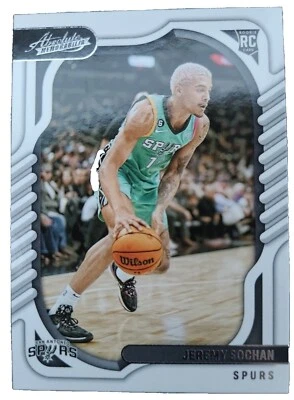 2022-23 chronicles basketball absolute jeremy sochan rookie card #107 - Image 1 of 2