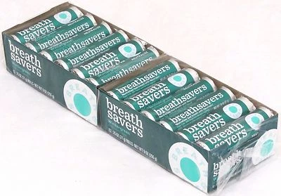 Paquete de 24 rollos de menta respiradores Wintergreen a granel caramelos como nuevos Foto 1 de 4