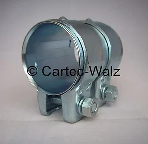 Conector Del Tubo de Escape Abrazadera Doble 40 X 90MM para Renault entre Otros - Picture 1 of 1