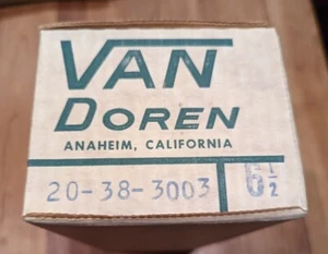 Van Doren Vintage Green Empty Vans Shoe Box Anaheim CA Collectors Item - Picture 1 of 6
