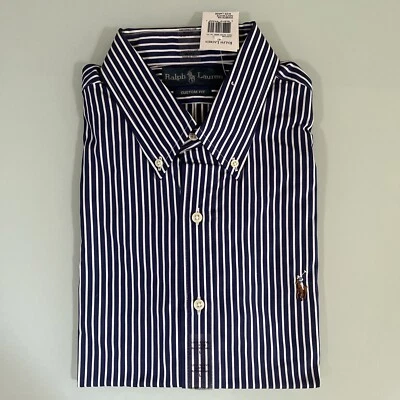 Vintage Polo Ralph Lauren L/S Dress Shirt M Custom Fit C58 - Image 1 of 4