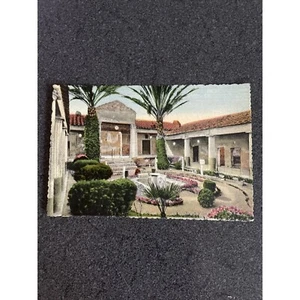 Postal vintage Pompeya Italia Casa de los Amores Dorados - Imagen 1 de 8