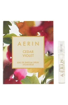 Aerin Cedar Violet Eau de Parfum 0,05 oz/1,5 ml muestra spray frasco elegir lote Foto 1 de 2
