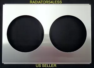 NEW ALUMINUM RADIATOR FAN SHROUD 77 78 79 80 81 82 CHEVY CORVETTE USES 12" FANS - Foto 1 di 3