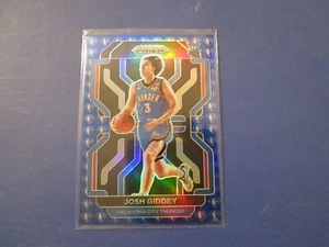 2021-22 Panini Prizm Basketball Blue Ice Prizm Josh Giddey Oklahoma City Thunder - Picture 1 of 1