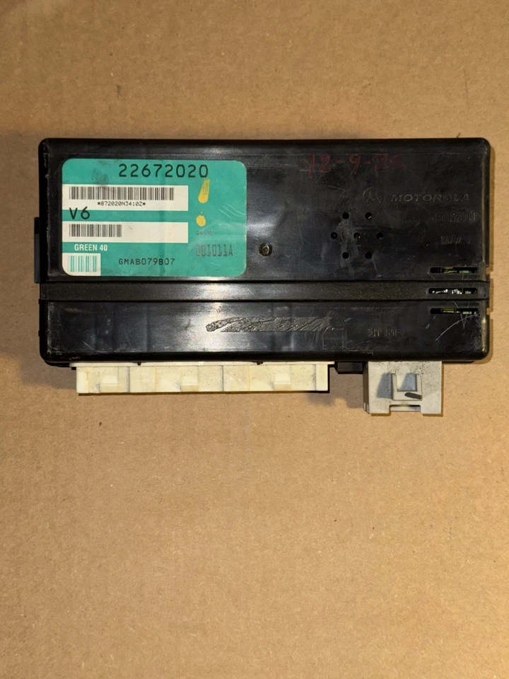 22672020 bcm carrocería módulo control ordenador 2001 Saturn L300 Foto 1 de 4