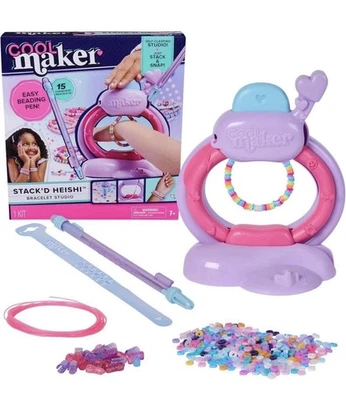 Cool Maker Stack'd Heishi Bracelet Studio - Spin Master -1220 Beads! - Image 1 of 4