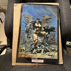 Simon Bisley 1994 High Octane Tin Metal Sign Kitchen Sink Heavy Metal Sealed - Picture 1 of 7