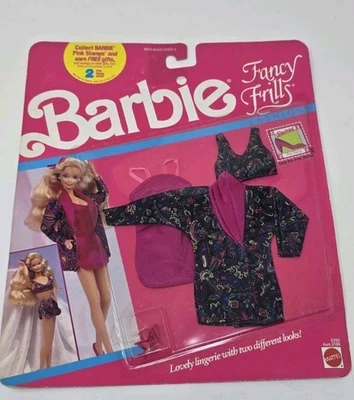 VINTAGE MATTEL 1990 BARBIE FANCY FRILLS LINGERIE FASHION #5290 NRFB - Image 1 of 4