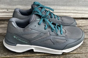 Columbia Vitesse Fasttrack wasserdichter Damen-Wanderschuh Größe 8 grau/türkis Schnürsenkel - Bild 1 von 12