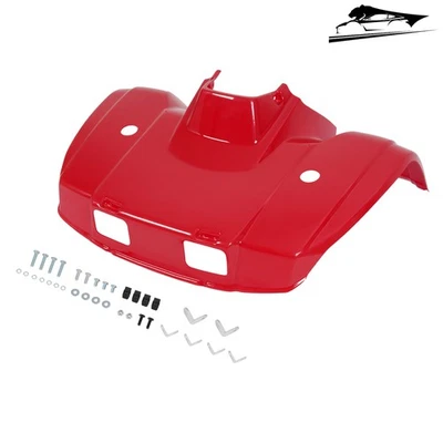ABS Red Front Fender Flaps Flare Mud Guard For Honda TRX300 1988-2000 1989 91 92 - Image 1 of 4