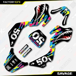 CMYK Savage Camo Racing Graphics kit Fits 00-06 Suzuki JR50 JR 50 Decal - Picture 1 of 5