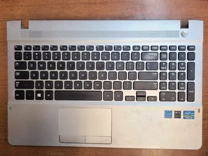 SAMSUNG NP270E5E 270E 15.6" PALMREST TOUCHPAD KEYBOARD BA75-04429A BA81-18624A - Picture 1 of 2