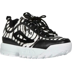 Fila Women's Disruptor 2 Zebra Print Platform Sneakers - 7.5 - Picture 1 of 5