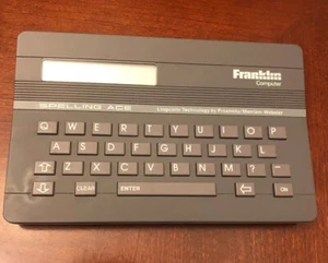 Franklin Spelling Ace Gray Merriam Webster SA-98 Second Edition Spell Checker - Picture 1 of 10