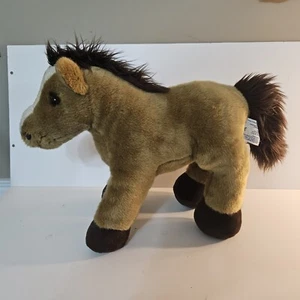 18” Inch Build A Bear workshop Retired Horse Brown White Plush BAB - Bild 1 von 6