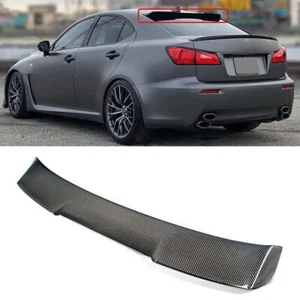 Carbon Fiber Rear Roof Spoiler Wing For 2006-2013 2012 Lexus IS250 IS350 IS-F 1X - Picture 1 of 4
