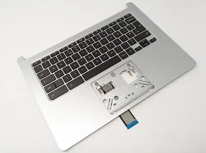 Acer Chromebook CB314-2H CB314-2HT Palmrest Cover Keyboard 6B.AWFN7.022 Silver - Afbeelding 1 van 24
