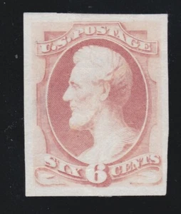US 159P3 6c Lincoln Proof on India Paper VF NH SCV $110 - Picture 1 of 2
