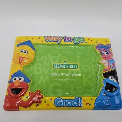 Sesame Street Preschool Graduation Cake Topper Frame 4x6 in Grade Kindergarten — 第 1/4 张图片