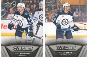 2024-25 UPPER DECK UD OVERTIME LOT OF 2 KYLE CONNOR JOSH MORRISSEY WINNIPEG JETS - Picture 1 of 1