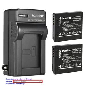 Kastar Battery Wall Charger for Panasonic DMW-BCF10 & Panasonic Lumix DMC-FS15 - Picture 1 of 11