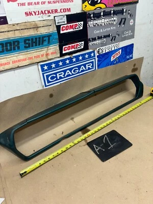 Oldsmobile 442 F85 1964 1965 Cutlass tablero tablero de instrumentos fabricante de equipos originales azul verde agrietado Foto 1 de 4