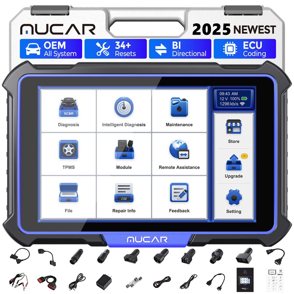 MUCAR VO8 OBD2 Scanner Key All System Diagnostic Tool Bidirectional Code Reader — 第 1/4 张图片