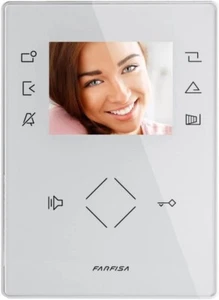 Farfisa ZH1262W 3.5" LCD White Zhero Monitor Video Intercom Video Door Phone - Picture 1 of 3