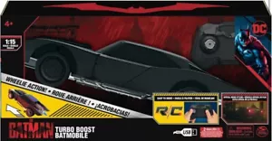 DC THE BATMAN 1:15 Turbo Boost BATMOBILE RC Car Wheelie Action (Brand New) - Picture 1 of 5