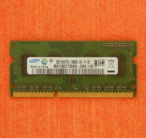 2GB Memoria Portatil DDR3-1333 CL9 SODIMM PC3-10600 – SAMSUNG M471B5773DH0-CH9 - Imagen 1 de 3