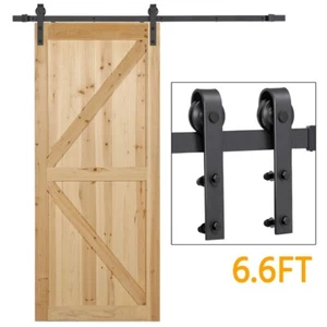 Binario per Porta Anta Scorrevole Interno Esterno 6,6 ft/200 cm - Foto 1 di 12