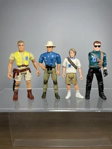 Vintage Jurassic Park Kenner 90s Action Figures Lot of 4 Grant Malcolm - Picture 1 of 3