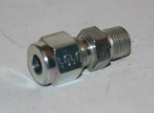 1/4" Tube x 1/8" MNPT Steel Male Fitting Parker CPI 4-2 FBZ-S - Picture 1 of 5