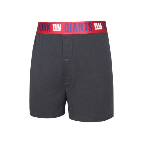 New York Giants NFL Men's Title Knit Boxer Shorts Cover