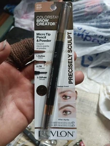 Revlon Colorstay Brow Creator Micro Pencil Powder & Brush #600 Blonde - Picture 1 of 2