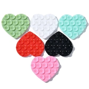 Silicone Suction Phone Case Grip Stand Holder Suction Cup Phone Mount - Photo 1 sur 14