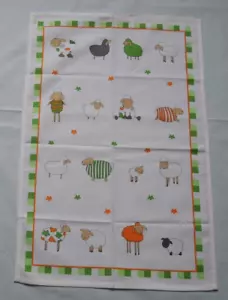 SCHAFE Geschirrtuch 45 x 70 cm Küche Geschirrhandtuch Tiere bunt viele Muster - Bild 1 von 2