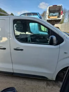2017-2024 CITROEN DISPATCH MK3 FRONT DOOR DRIVER OFF RIGHT SIDE WHITE - Picture 1 of 17