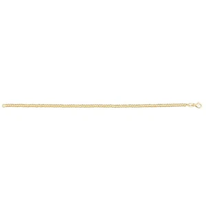 Zamel's Sterling Silver Gold Plated 19cm Diamond Cut Ball Bracelet Jewellery - Picture 1 of 1